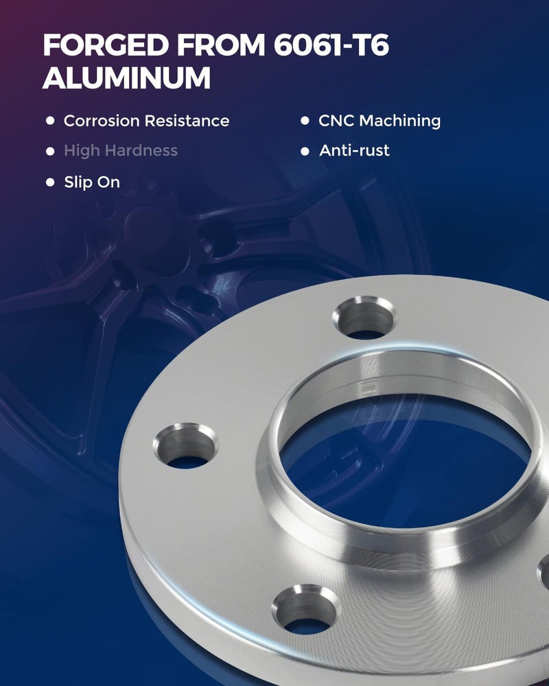KAX 5x120 Wheel Spacers 10mm Hub Centric Wheel Spacers fit for 328i  X3  325i  335i  330i  528i  320i  535i  X1  325Ci  323i  330Ci  X5  with 72.6mm Hub Bore 2Pcs - Image 4